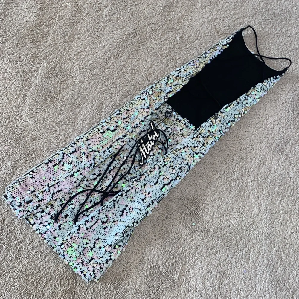 Motel Rocks Unicorn Irridescent Sequin Hedi Dress - Picture 12 of 14
